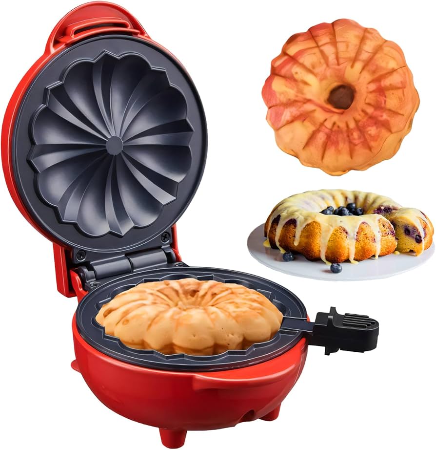 MINI KEKERA QUEQUES MAQUINA MINI KEKES CAKES ELÉCTRICA ANTIAHERENTE POSTRES COCINA RÁPIDA - 1