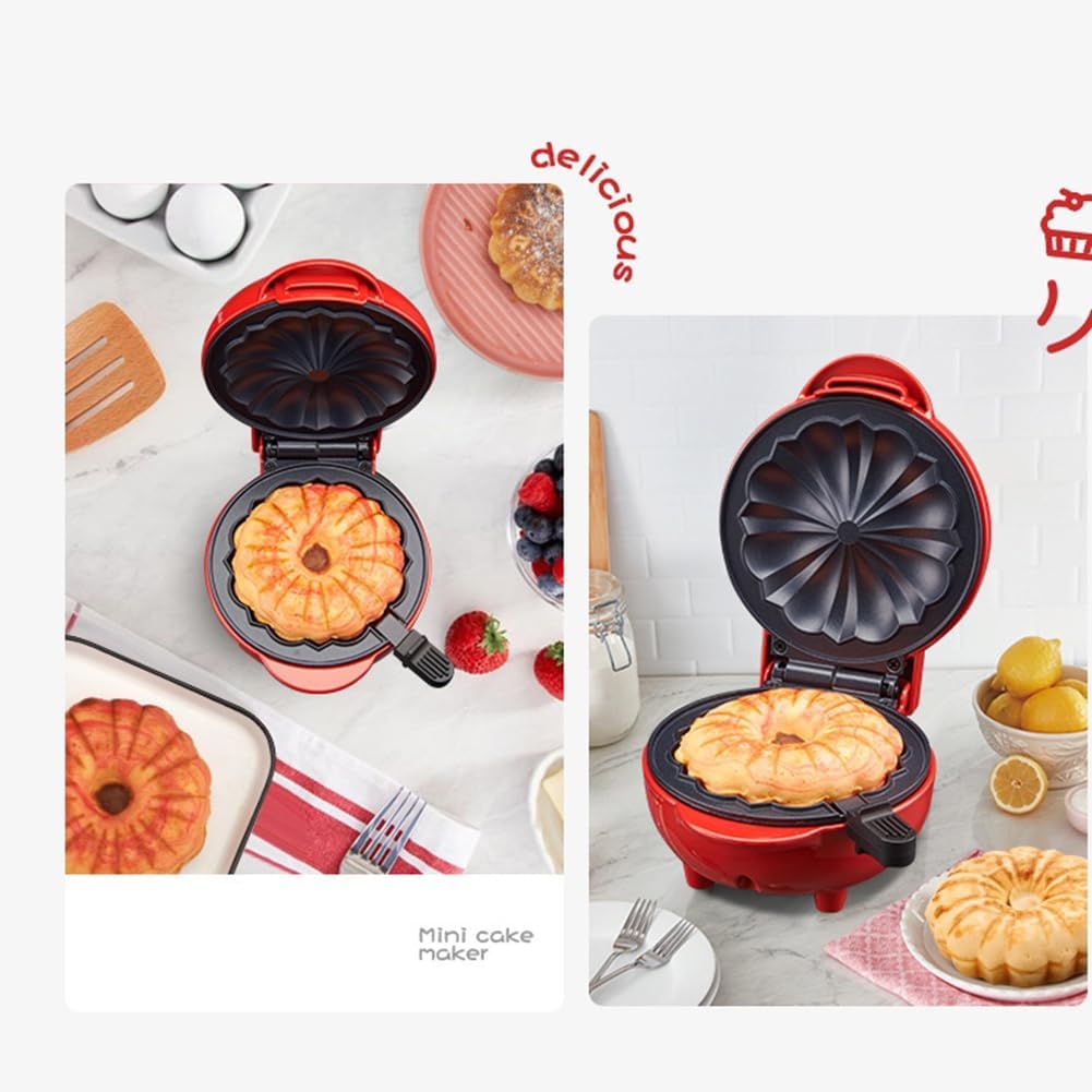 MINI KEKERA QUEQUES MAQUINA MINI KEKES CAKES ELÉCTRICA ANTIAHERENTE POSTRES COCINA RÁPIDA - 3