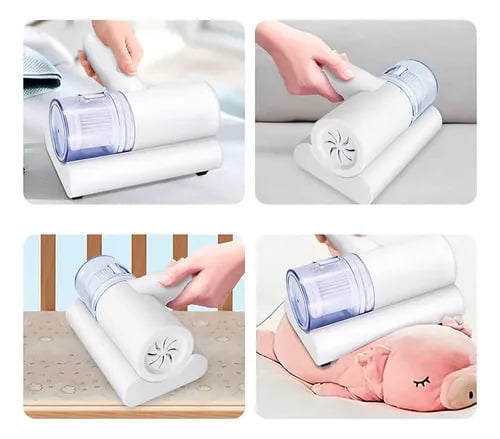 ASPIRADORA ANTI ACAROS REMOVEDOR DE ACAROS LUZ UV-C INALAMBRICO ESTERILIZADOR HOGAR - 2