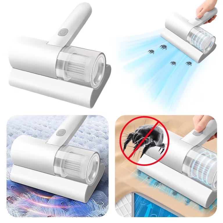 ASPIRADORA ANTI ACAROS REMOVEDOR DE ACAROS LUZ UV-C INALAMBRICO ESTERILIZADOR HOGAR - 8