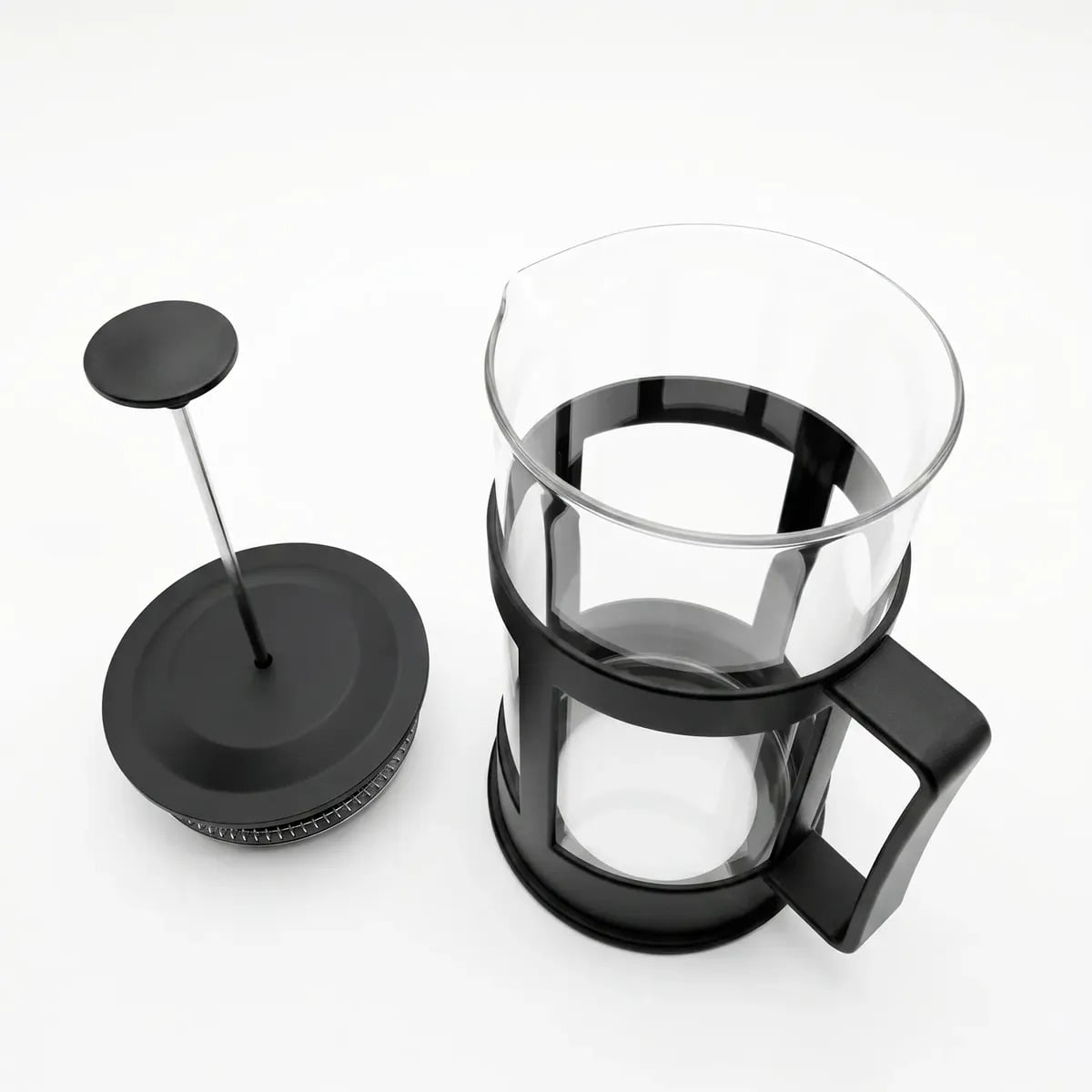 CAFETERA PRENSA FRANCESA CON FILTRO DE ACERO INOXIDABLE PARA CAFÉ 600 ML - 6