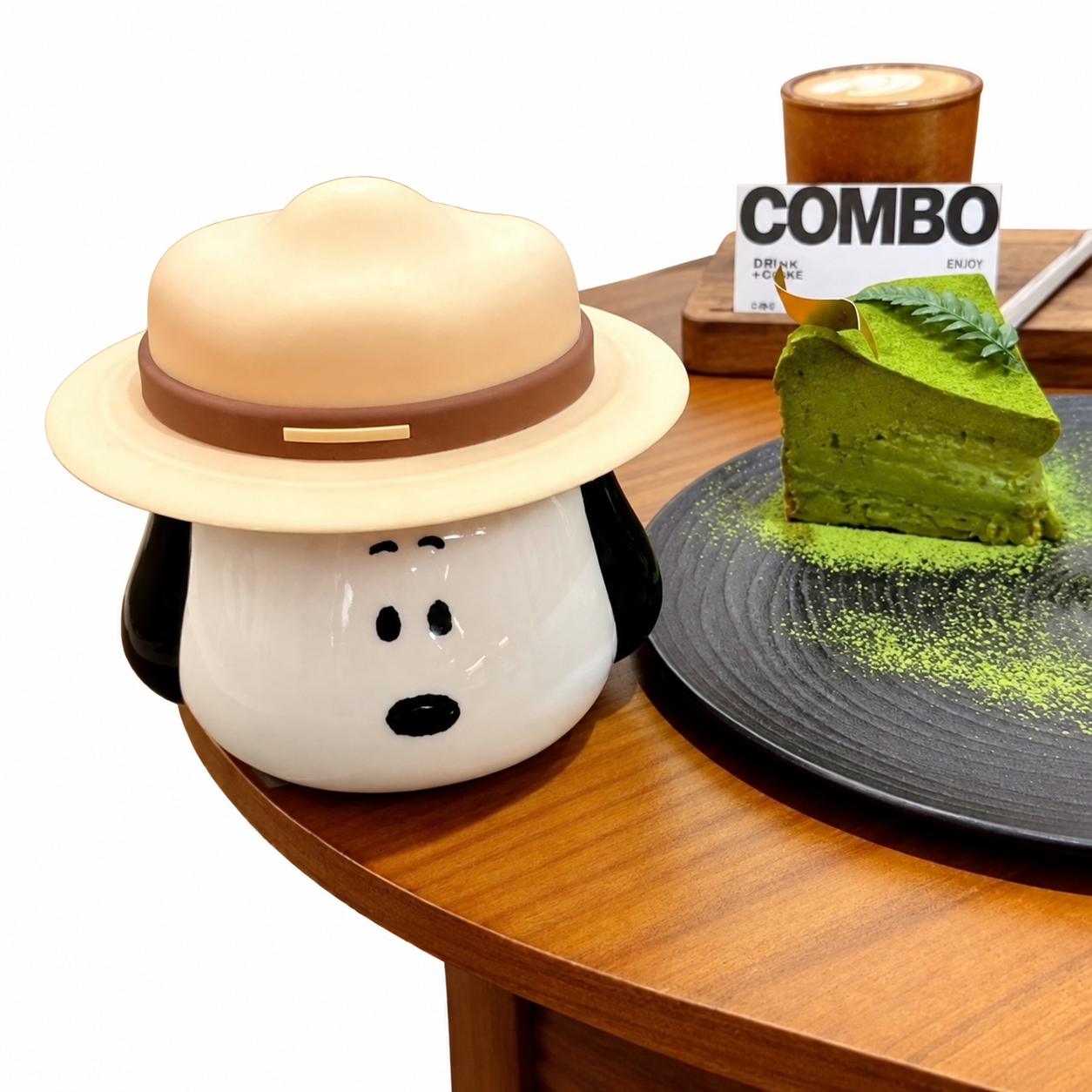 TAZA SNOOPY 500 ML DE CERÁMICA CON TAPA SOMBRERO 3D - 4