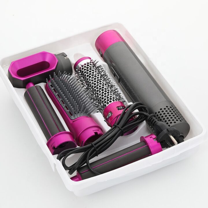 CEPILLO SECADOR DE CABELLO 5 EN 1 MULTIFUNCIONAL RIZADOR ALISADOR - 6