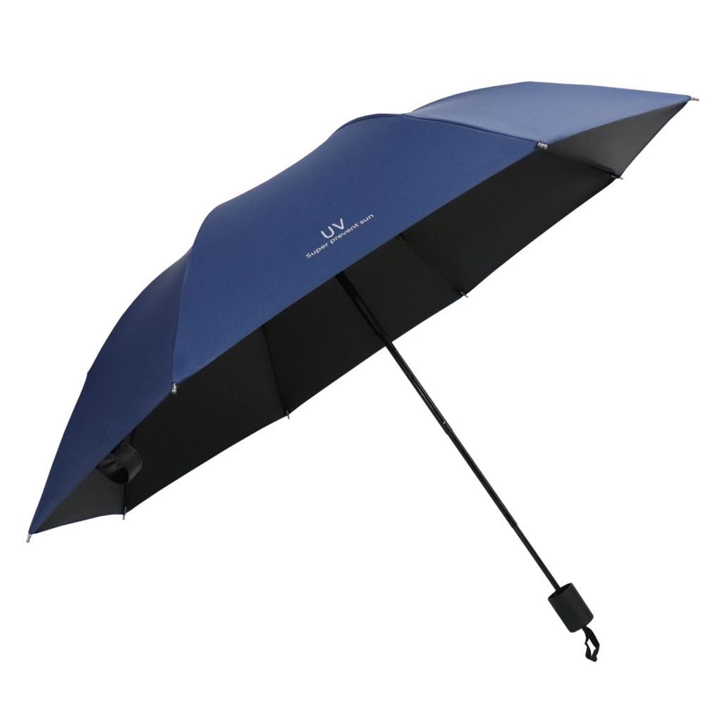 SOMBRILLA PARAGUAS PLEGABLE CON PROTECCIÓN SOLAR UV PARA LLUVIA Y SOL AZUL - 3