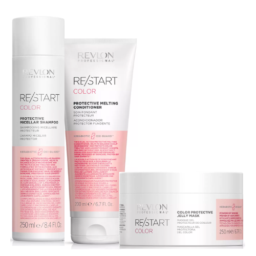 SET TRATAMIENTO REVLON PROFESSIONAL RESTART COLOR SH+CO+MASK CABELLO TEÑIDO - 1