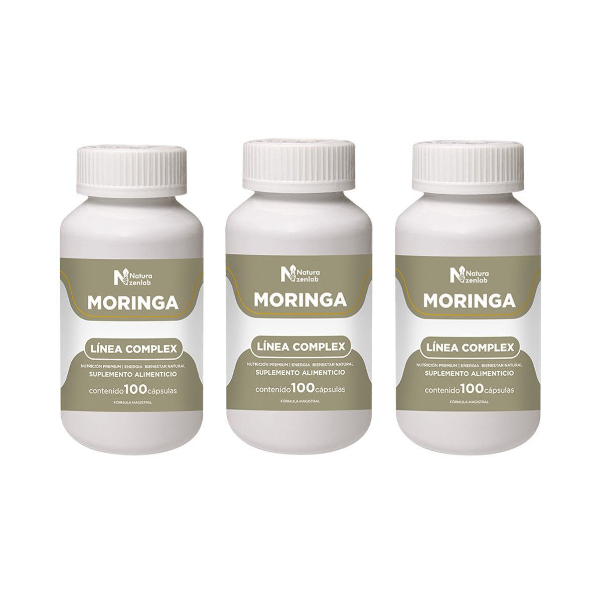 MORINGA ENERGIA NATURAL 100 CAPSULAS DERMO SUMAK 3 UND - 1