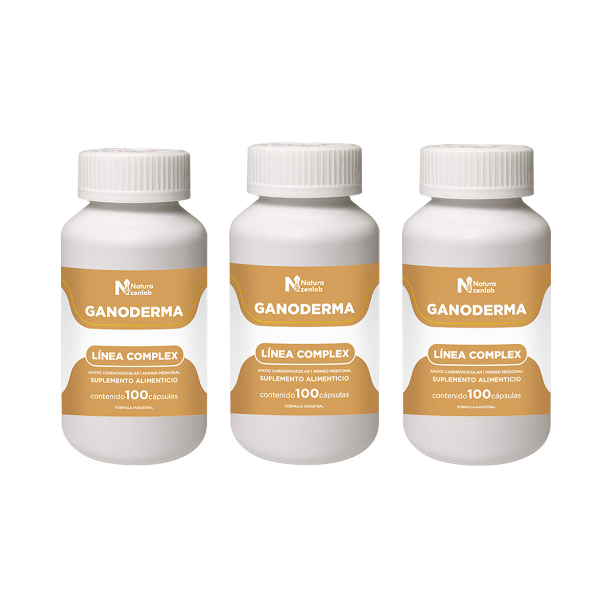 GANODERMA ANTIOXIDANTE NATURAL 100 CAPS DERMO SUMAK 3 UND - 1