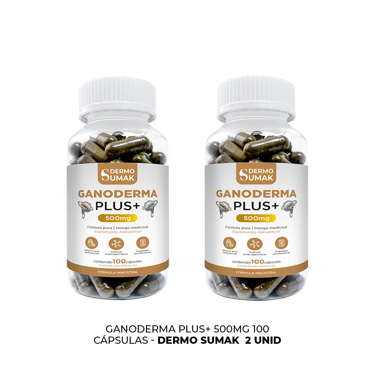 GANODERMA PLUS+ 500MG DERMO SUMAK 2 UND - 3
