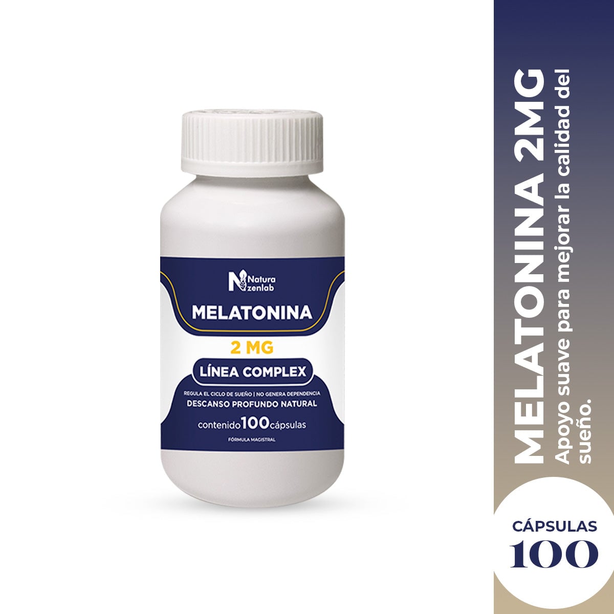 MELATONINA 2MG 100 CAPSULAS DERMO SUMAK - 2