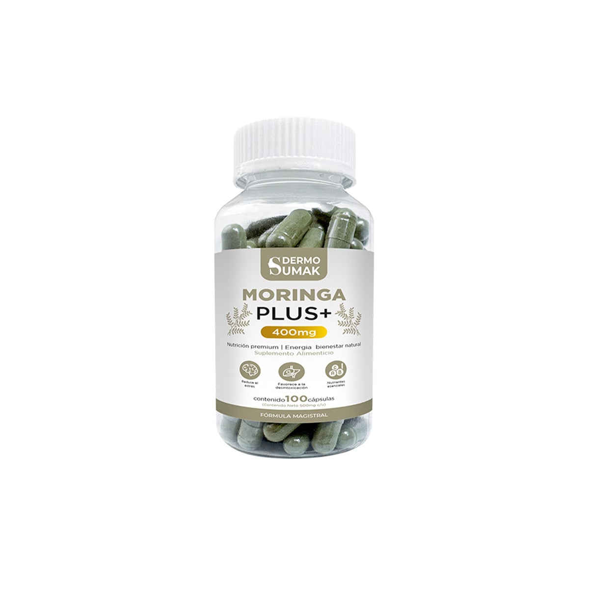 MORINGA PLUS+ 400MG DERMO SUMAK - 1