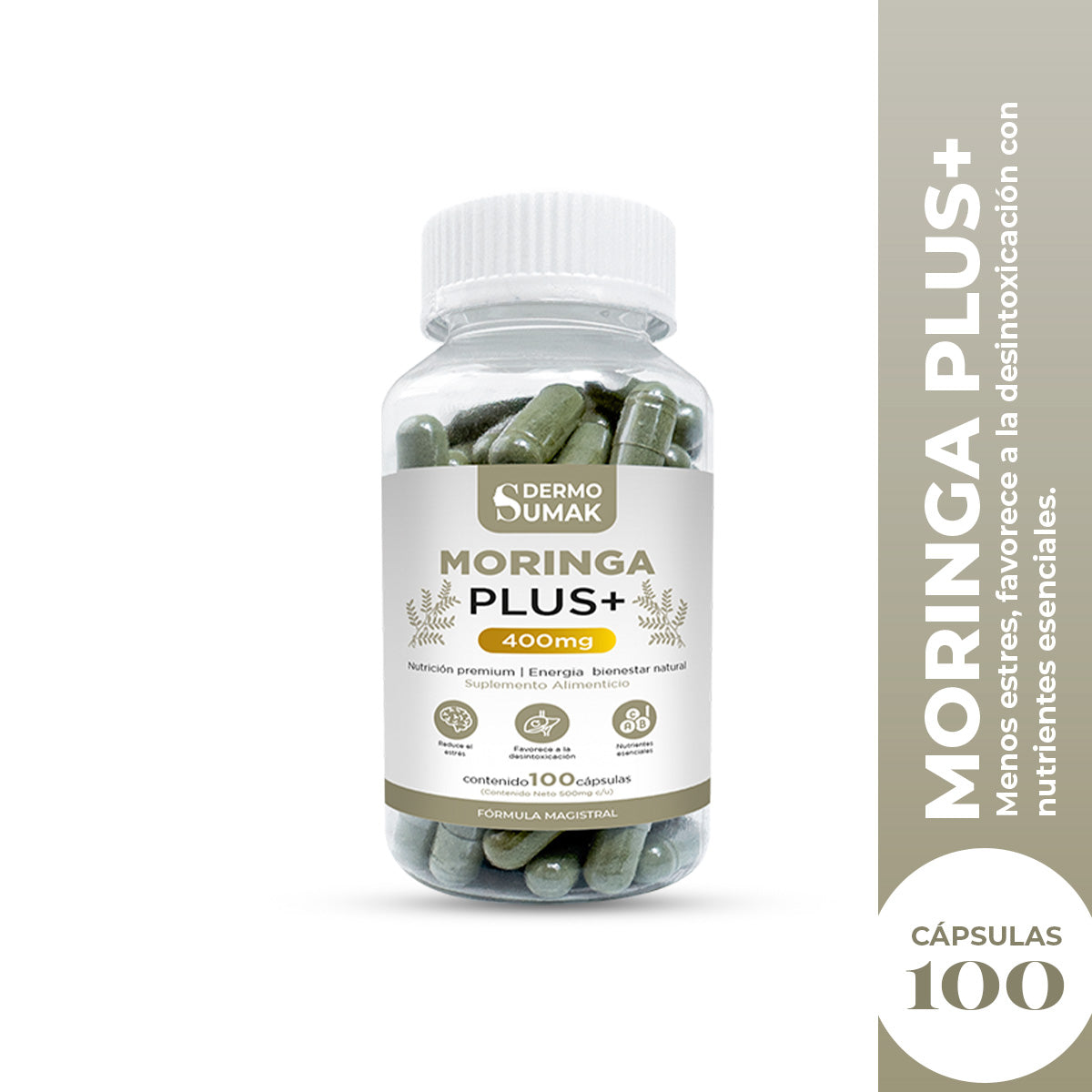 MORINGA PLUS+ 400MG DERMO SUMAK - 2