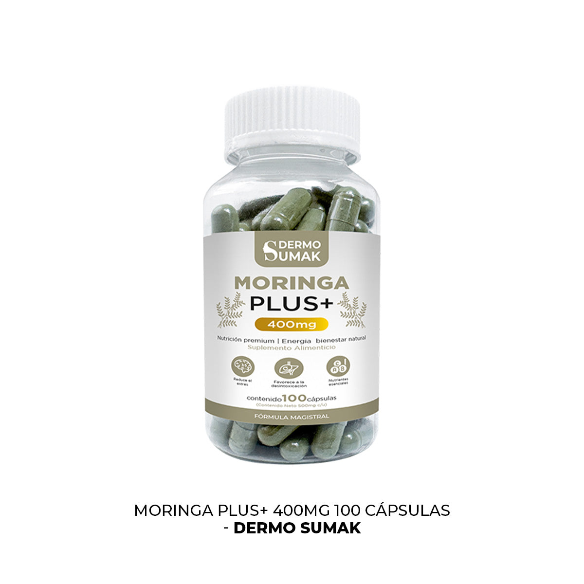 MORINGA PLUS+ 400MG DERMO SUMAK - 3
