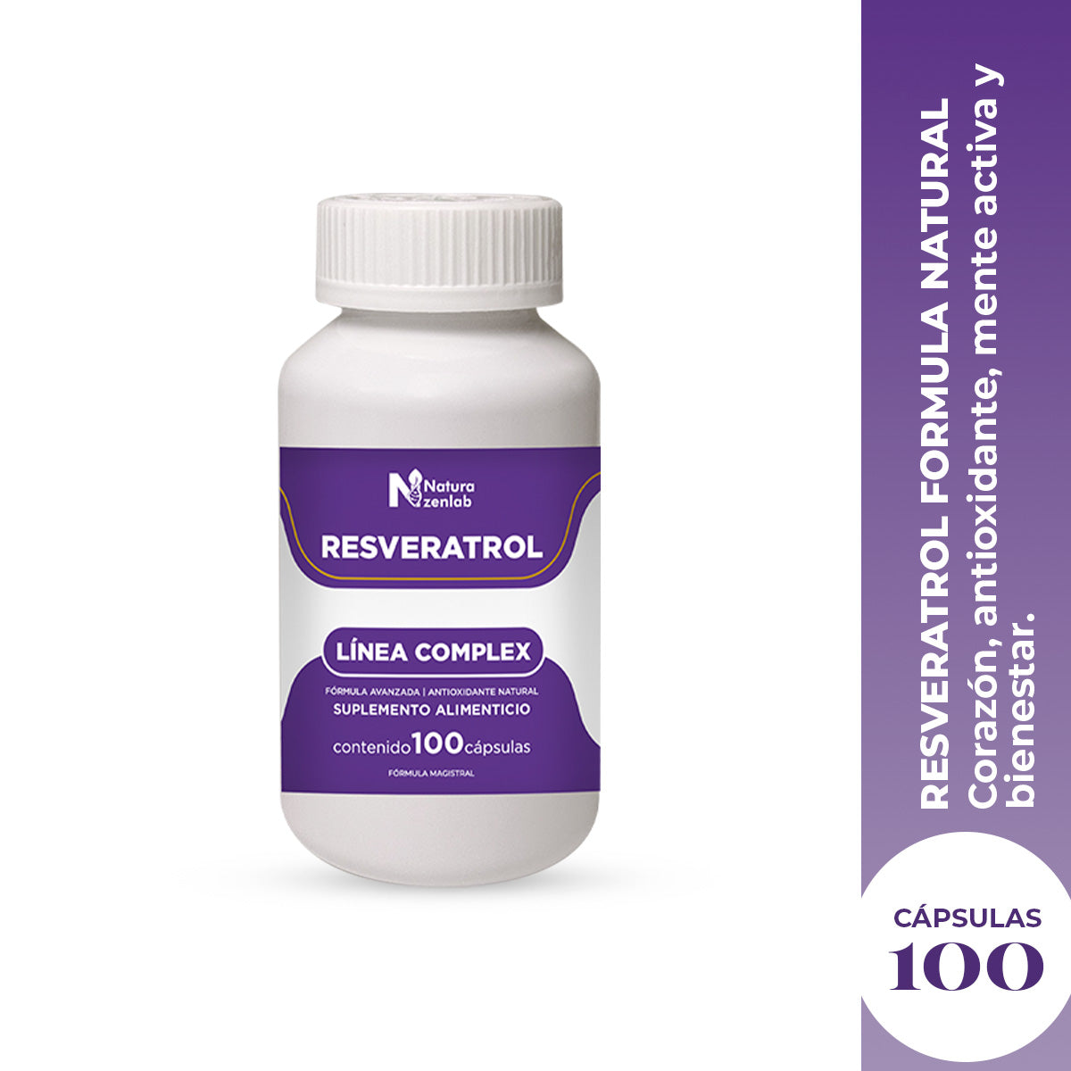 RESVERATROL FORMULA NATURAL 100 CAPSULAS DERMO SUMAK - 2