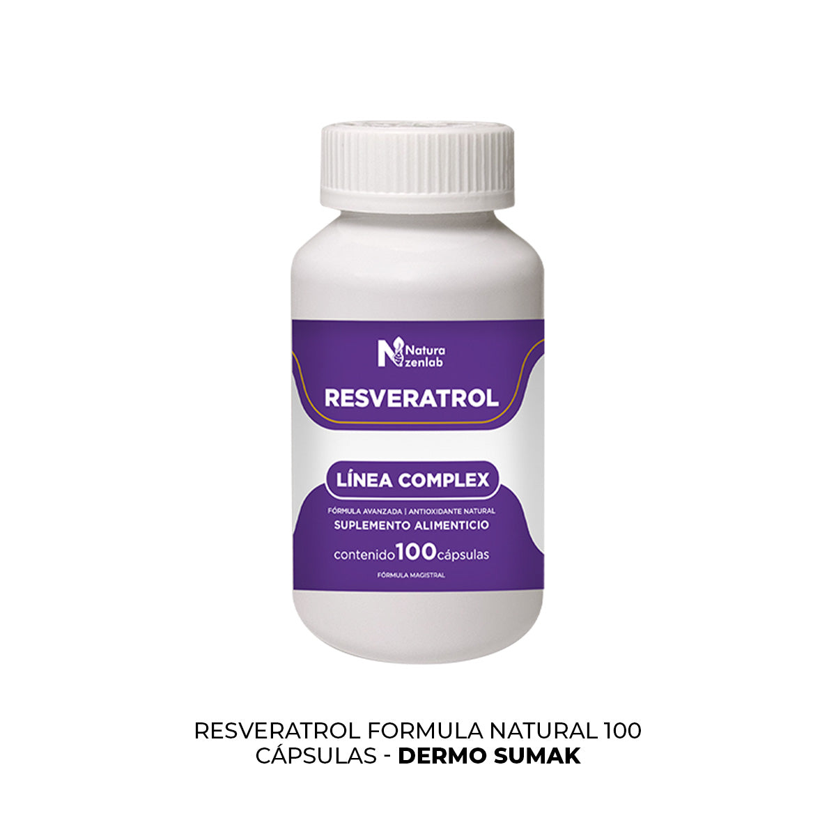 RESVERATROL FORMULA NATURAL 100 CAPSULAS DERMO SUMAK - 3