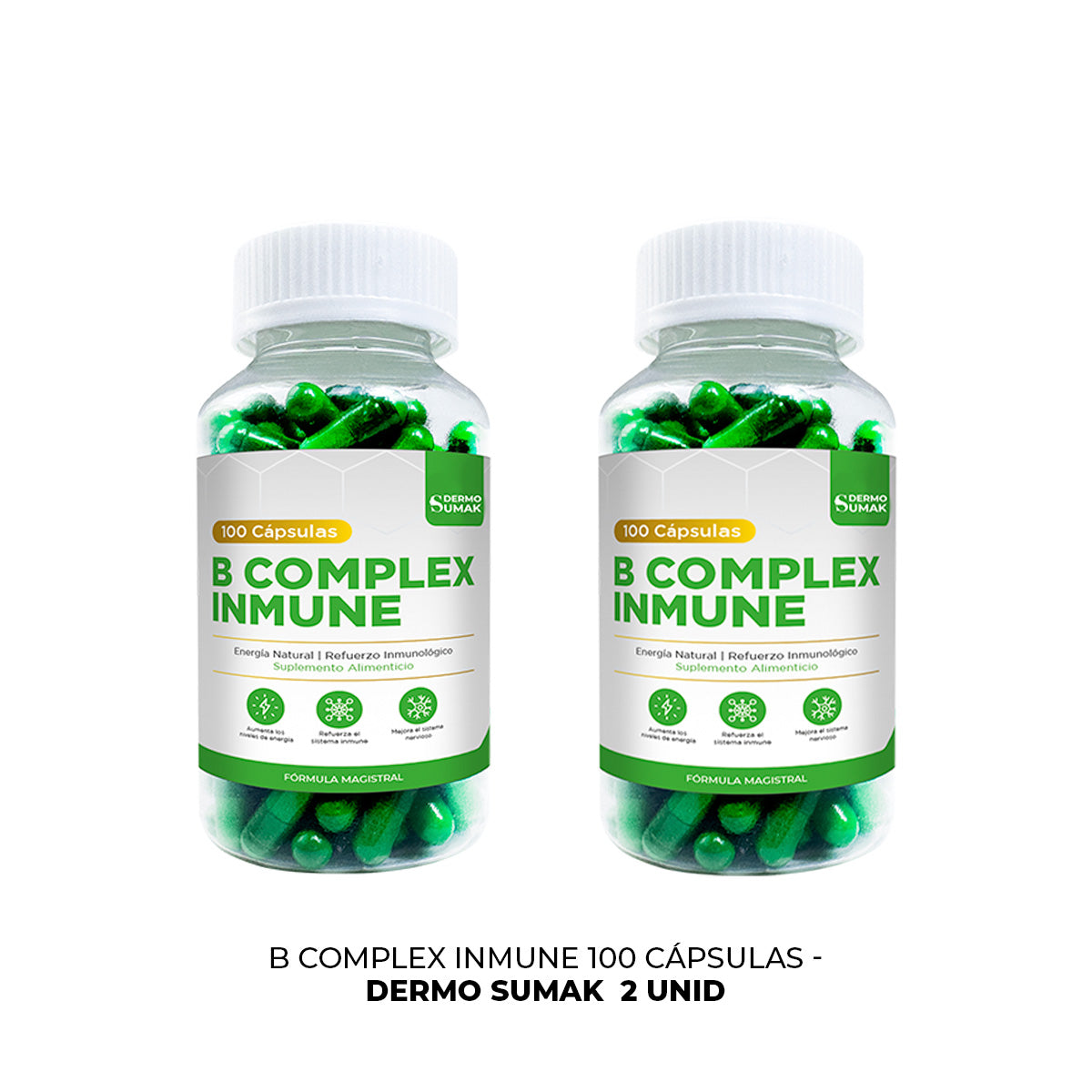 B COMPLEX INMUNE 100 CAPSULAS DERMO SUMAK 2 UND - 3
