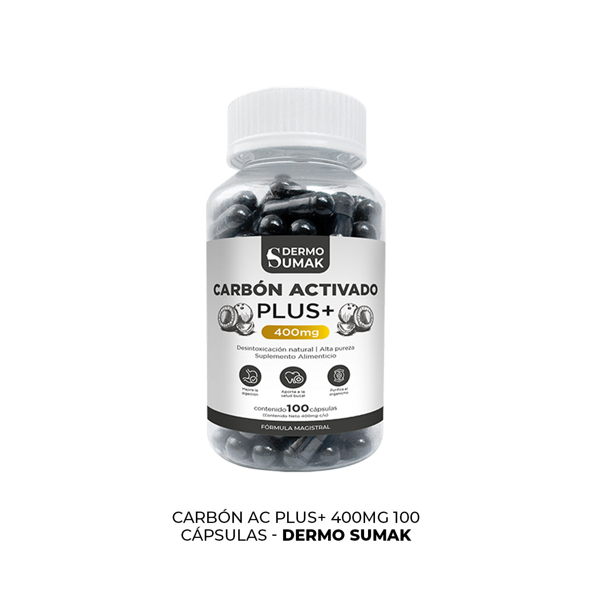 CARBON AC PLUS+ 400MG DERMO SUMAK - 3