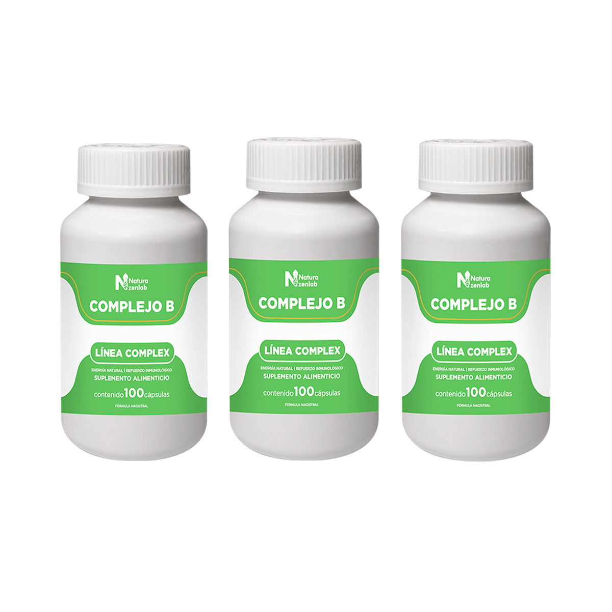 COMPLEJO B ENERGIA NATURAL 100 CAPSULAS DERMO SUMAK 3 UND - 1