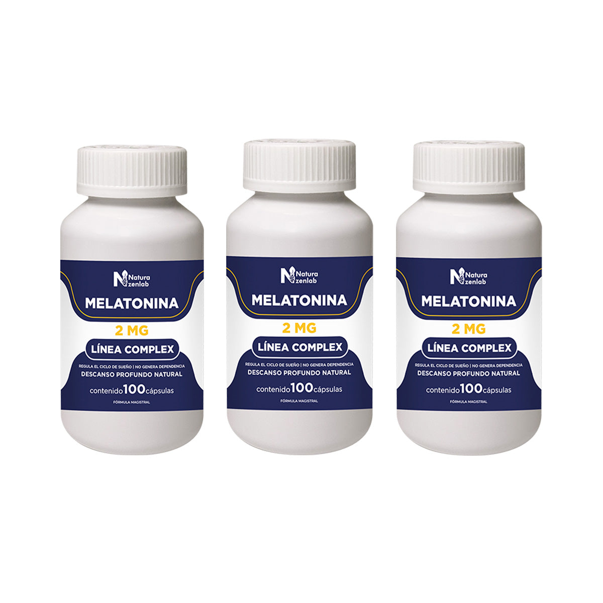 MELATONINA 2MG 100 CAPSULAS DERMO SUMAK 3 UND - 1