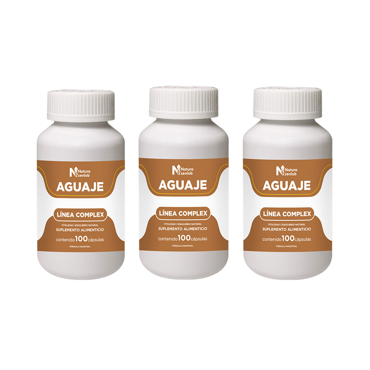 AGUAJE EQUILIBRIO NATURAL 100 CAPSULAS DERMO SUMAK 3 UND - 1