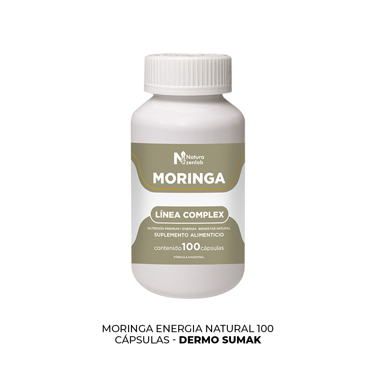 MORINGA ENERGIA NATURAL 100 CAPSULAS DERMO SUMAK - 3