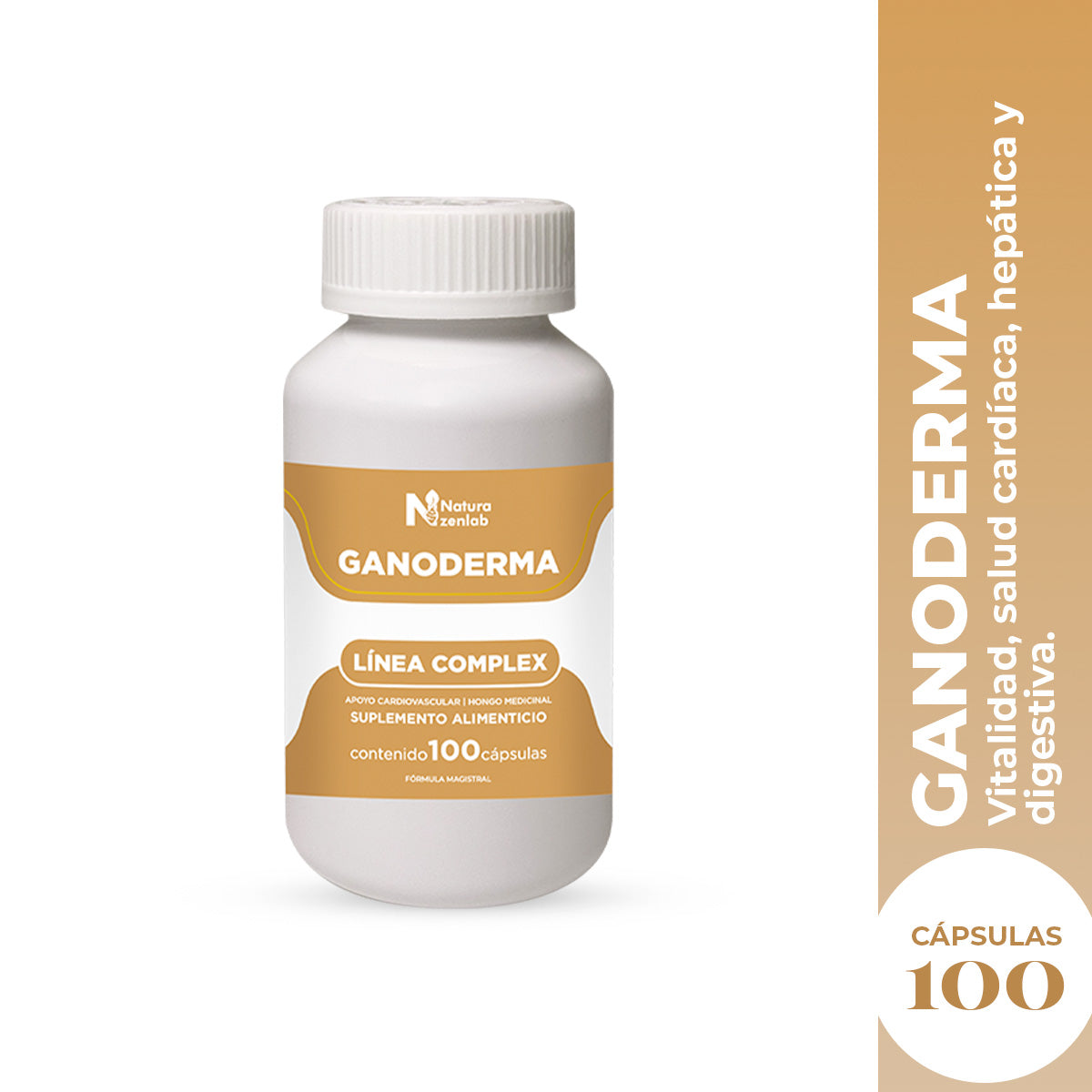 GANODERMA ANTIOXIDANTE NATURAL 100 CAPS DERMO SUMAK - 2