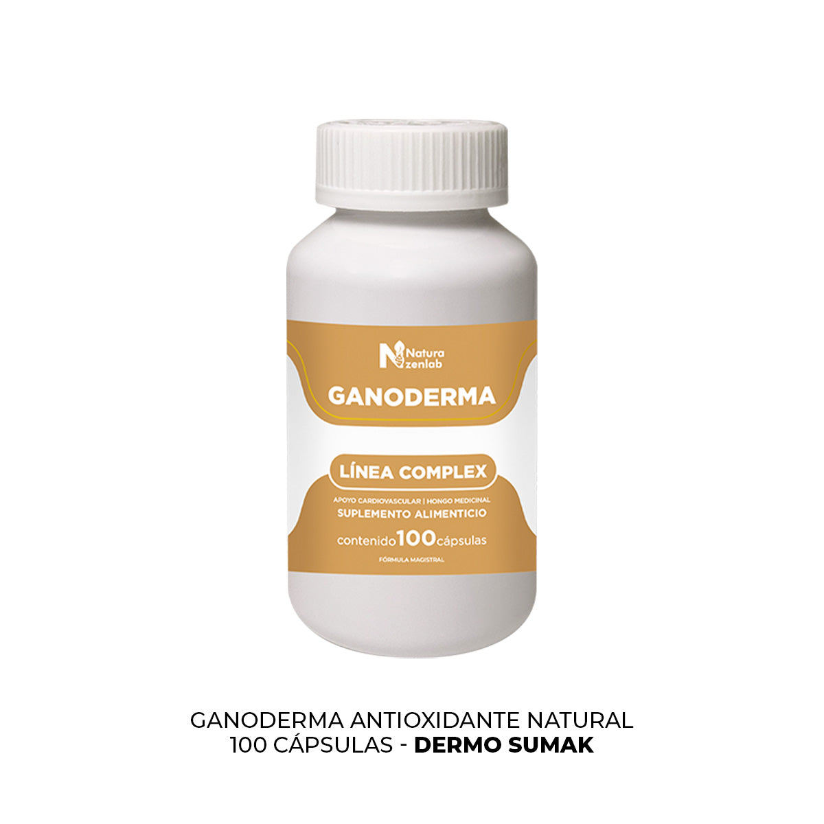 GANODERMA ANTIOXIDANTE NATURAL 100 CAPS DERMO SUMAK - 3