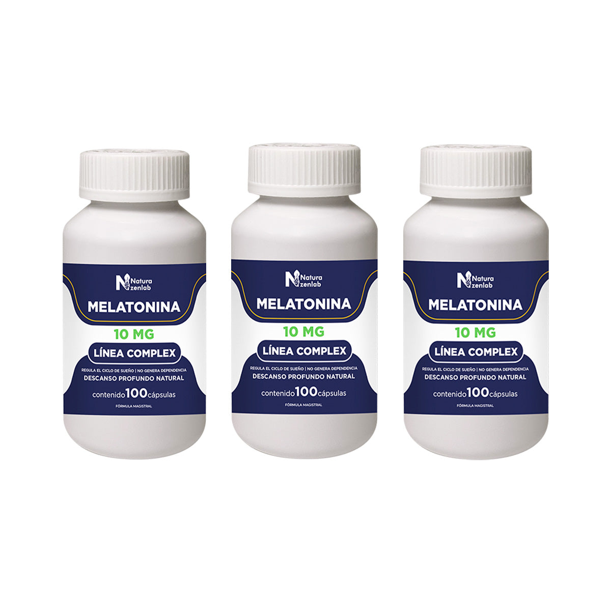 MELATONINA 10MG 100 CAPSULAS DERMO SUMAK 3 UND - 1