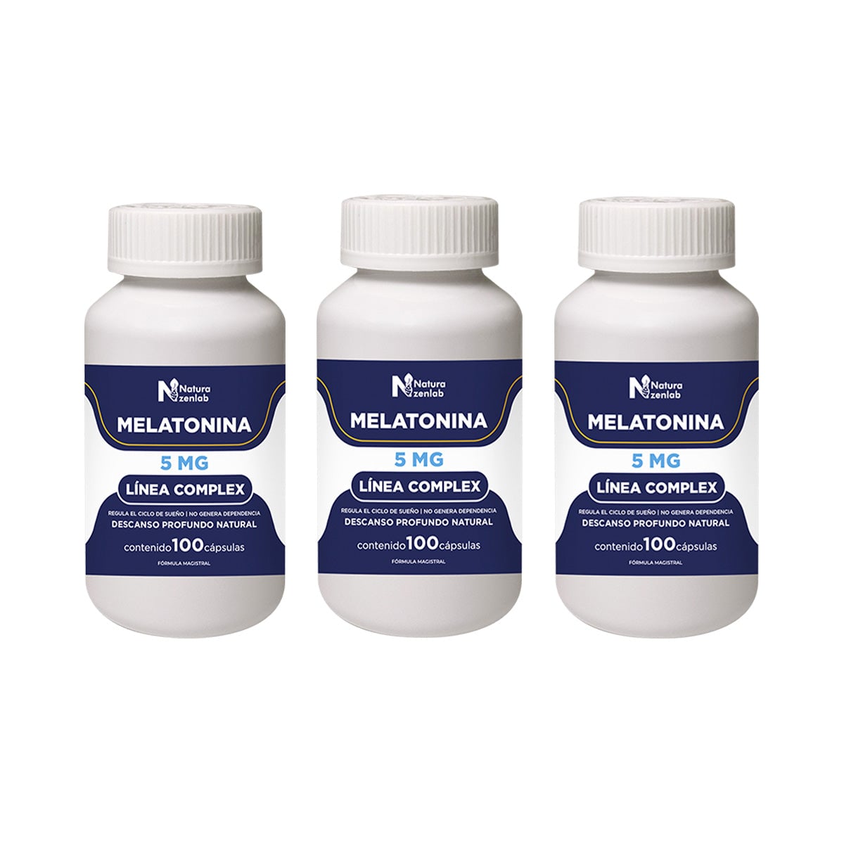 MELATONINA 5MG 100 CAPSULAS DERMO SUMAK 3 UND - 1