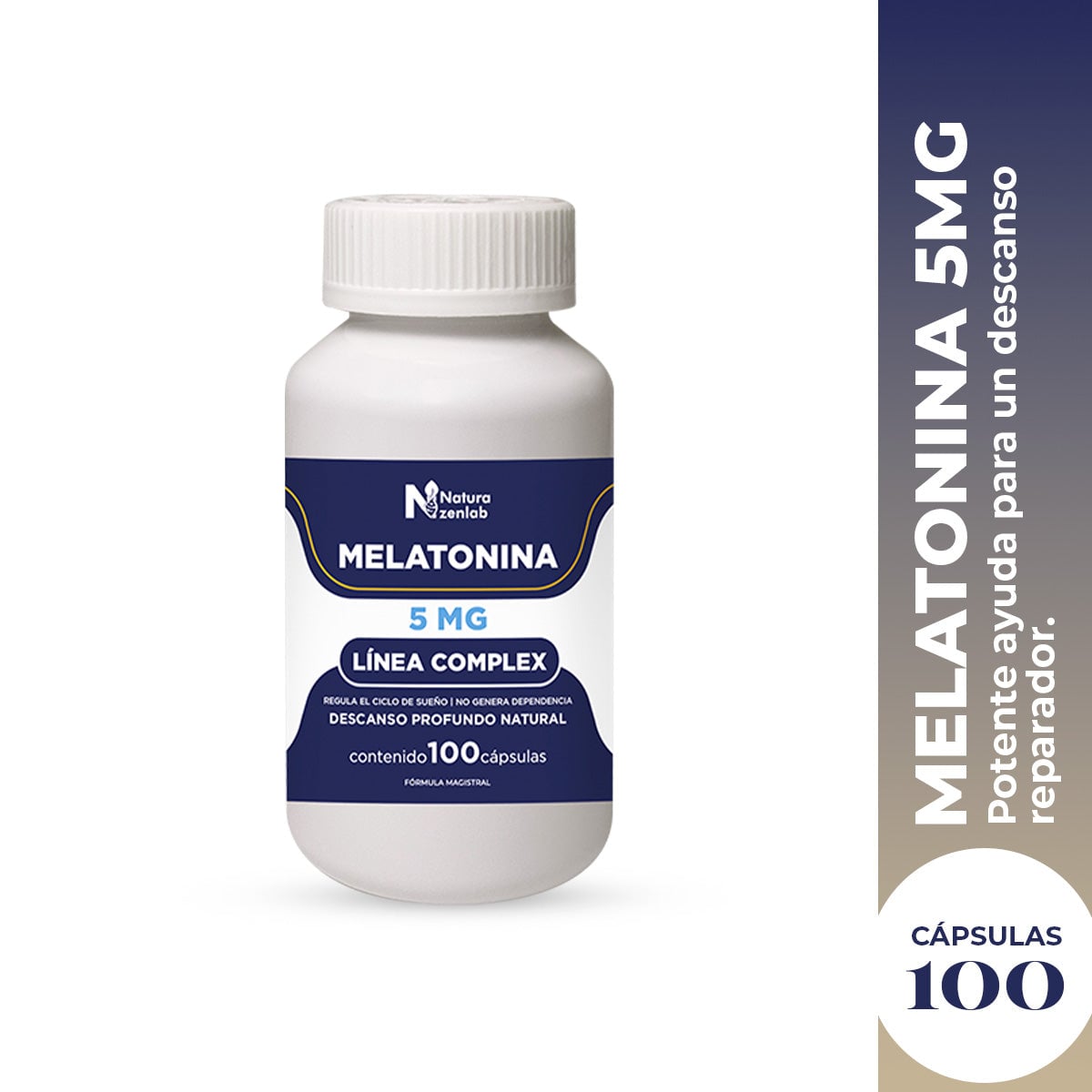 MELATONINA 5MG 100 CAPSULAS DERMO SUMAK - 2