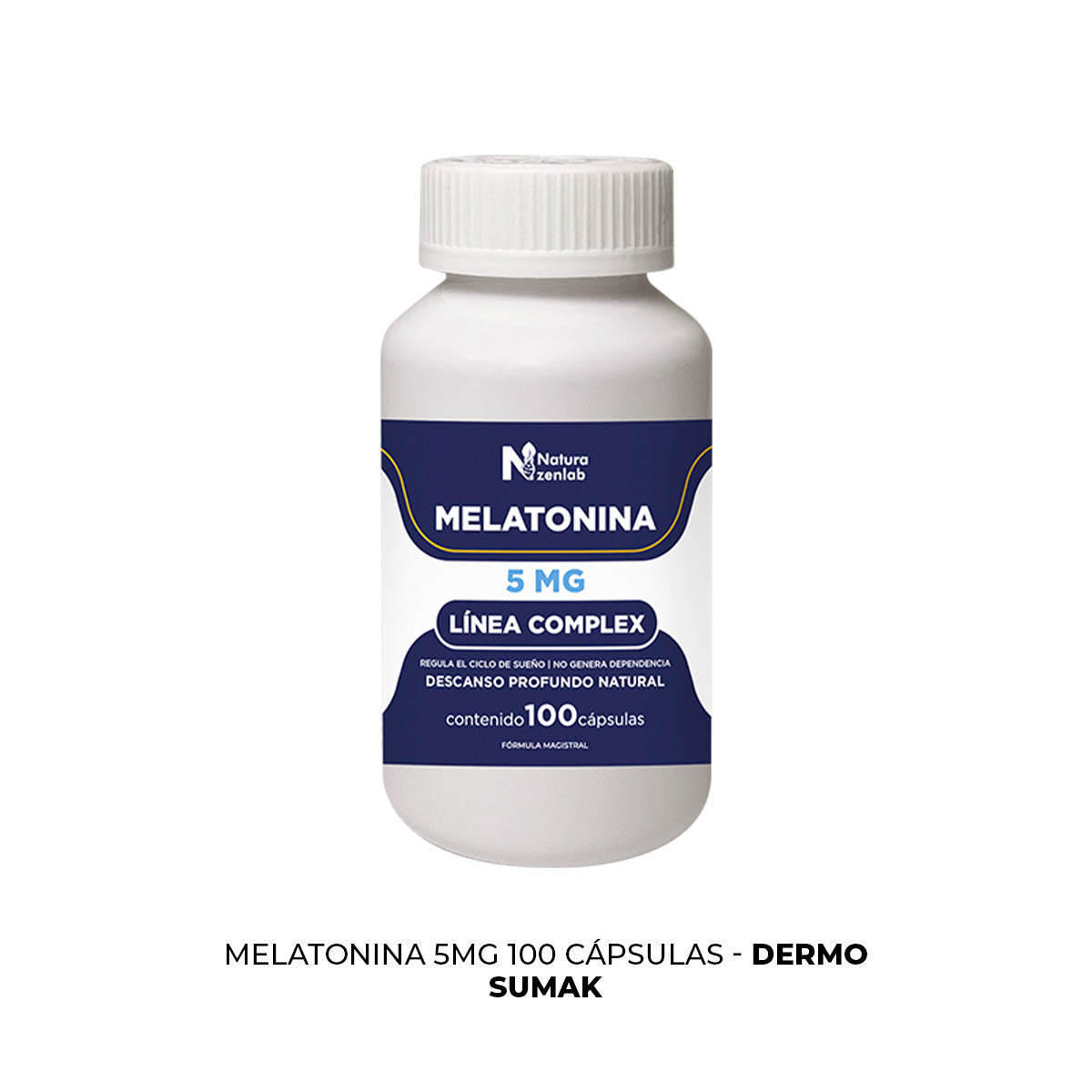 MELATONINA 5MG 100 CAPSULAS DERMO SUMAK - 3
