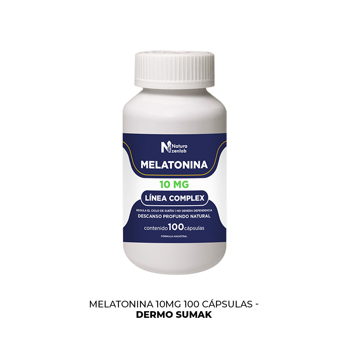 MELATONINA 10MG 100 CAPSULAS DERMO SUMAK - 3