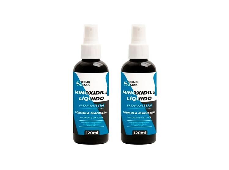 LOCION MINOXIDIL PREMIUN 5% LIQUIDO 120ML - DERMO SUMAK 2 UNI - 2