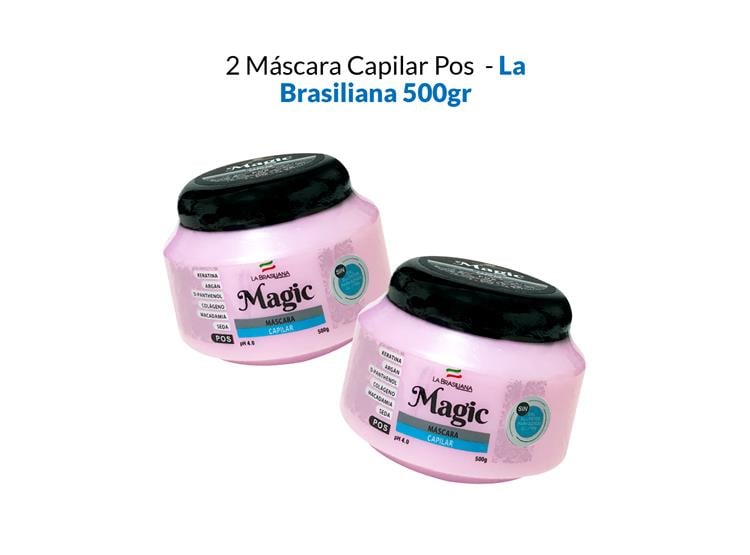 2 MÁSCARA CAPILAR POS- LA BRASILIANA 500GR - 1