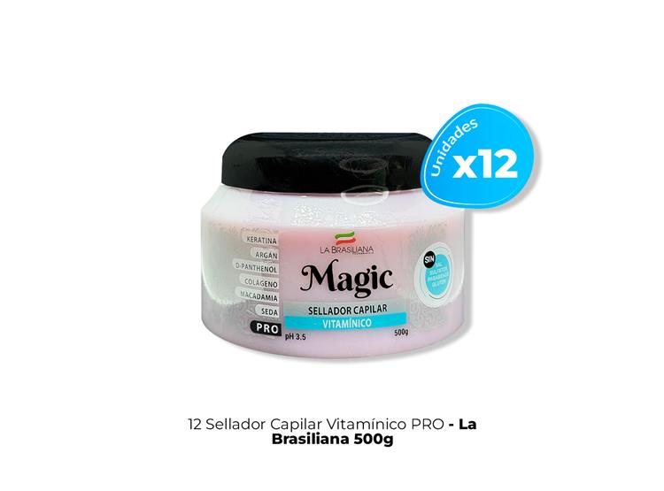 SELLADOR CAPILAR VITAMÍNICO PRO - LA BRASILIANA 500G - 2