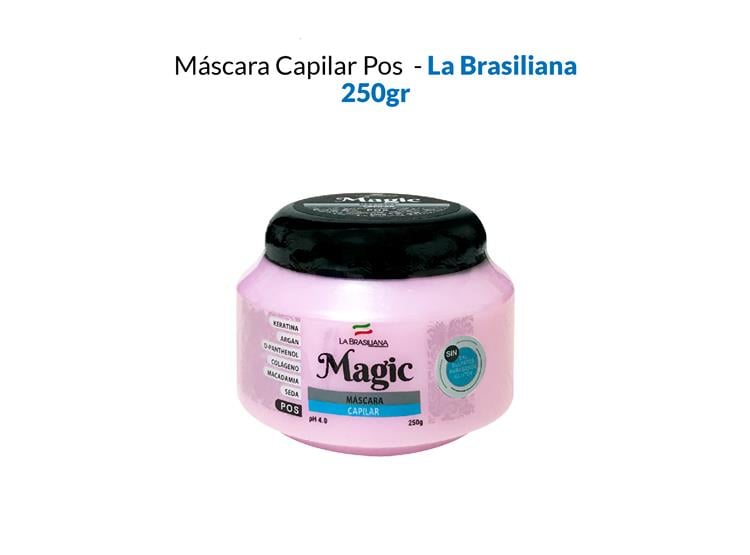 MÁSCARA CAPILAR POS - LA BRASILIANA 250GR - 1