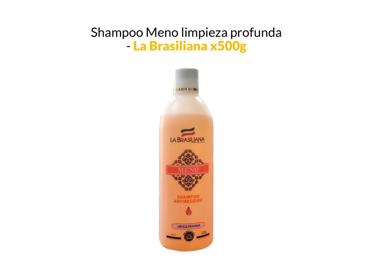 SHAMPOO ANTIRESIDUO LIMPIEZA PROFUNDA - LA BRASILIANA 500GR - 1