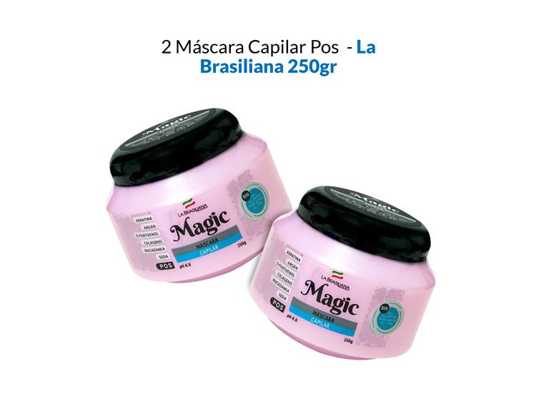 2 MÁSCARA CAPILAR POS - LA BRASILIANA 250GR - 1