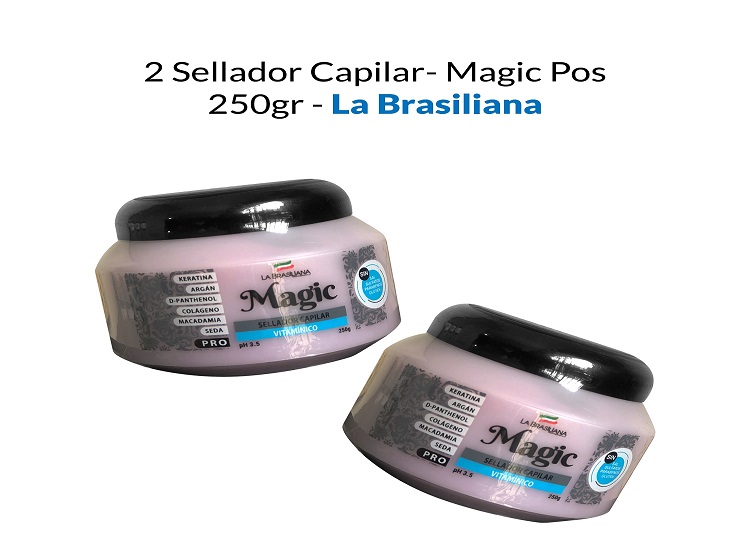 2 SELLADOR CAPILAR- MAGIC POS 250GR - LA BRASILIANA - 1