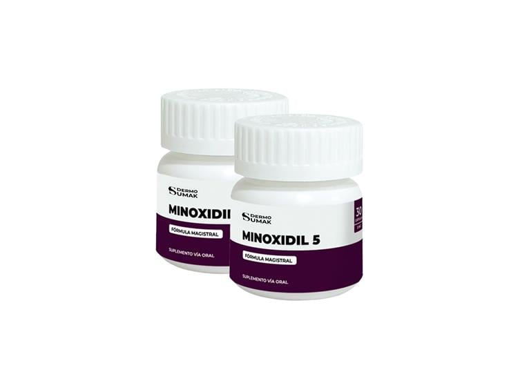 MINOXIDIL 5MG 60 CAPSULAS DERMO SUMAK 2 UND - 2