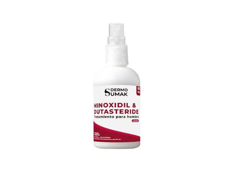 LOCIÓN MINOXIDIL 5% Y DUTASTERIDE 0.5% 60ML DERMO SUMAK - 1