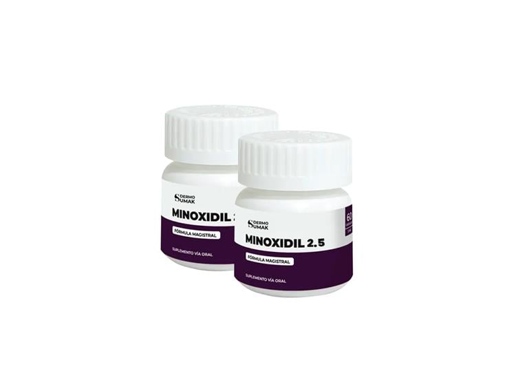 MINOXIDIL 2,5MG 60 CAPSULAS DERMO SUMAK 2 UND - 2
