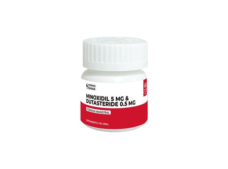 MINOXIDIL 5 MG Y DUTASTERIDE 0,5 MG X 60 CAPS DERMO SUMAK - 2