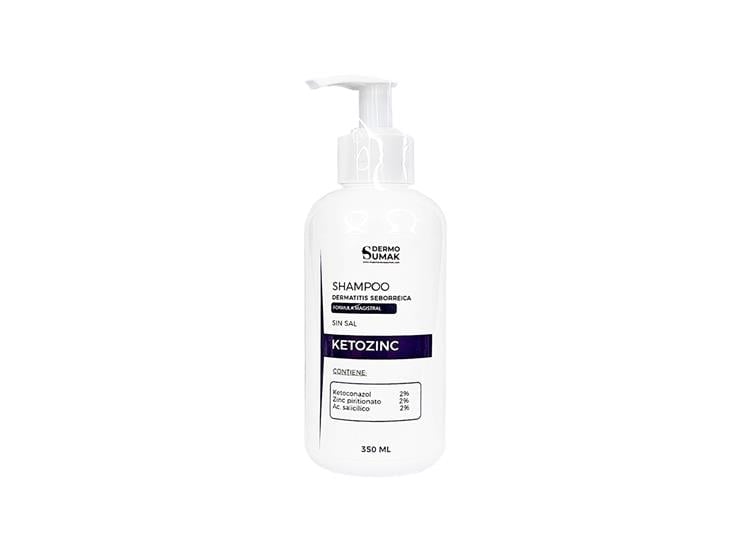 SHAMPOO KETOZINC SIN SAL 350ML DERMO SUMAK - 1