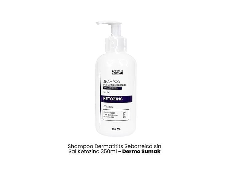 SHAMPOO KETOZINC SIN SAL 350ML DERMO SUMAK - 2