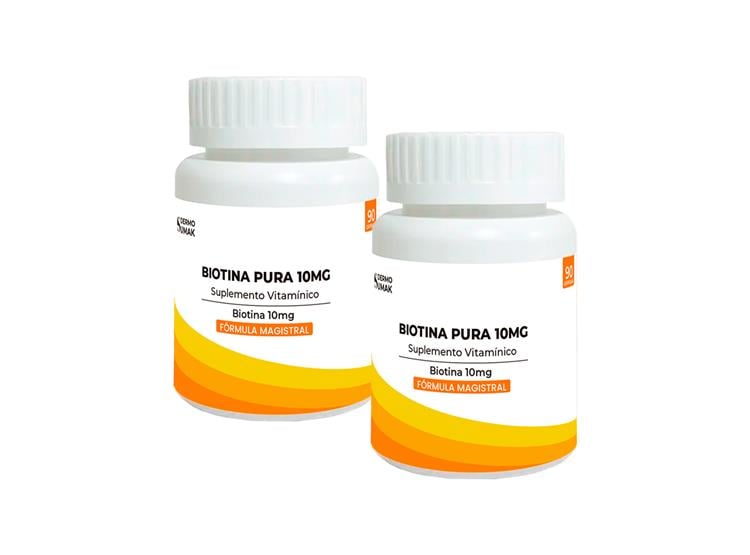 BIOTINA PURA 10MG CAPSULAS 90 CAPSULAS DERMO SUMAK 2 UND - 2