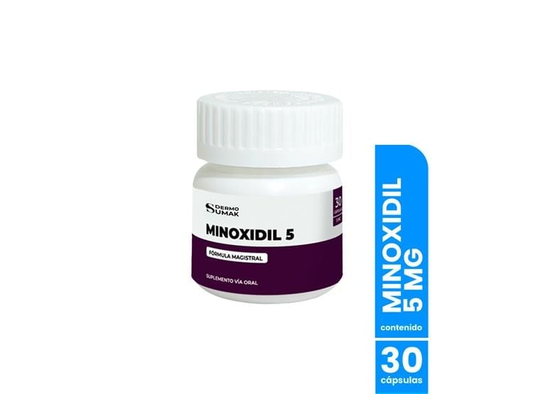 MINOXIDIL 5MG 30 CAPSULAS DERMO SUMAK - 1