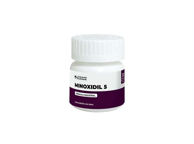 MINOXIDIL 5MG 30 CAPSULAS DERMO SUMAK - 2