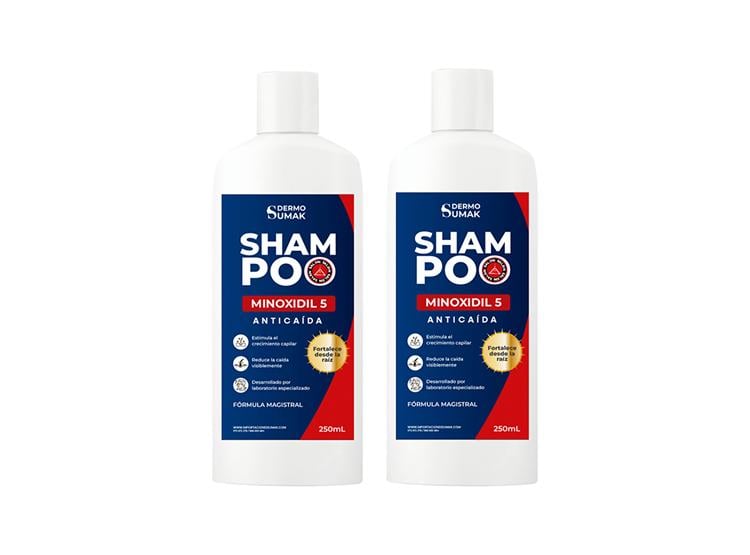 SHAMPOO MINOXIDIL 5% - 250ML DERMO SUMAK 2 UND - 1