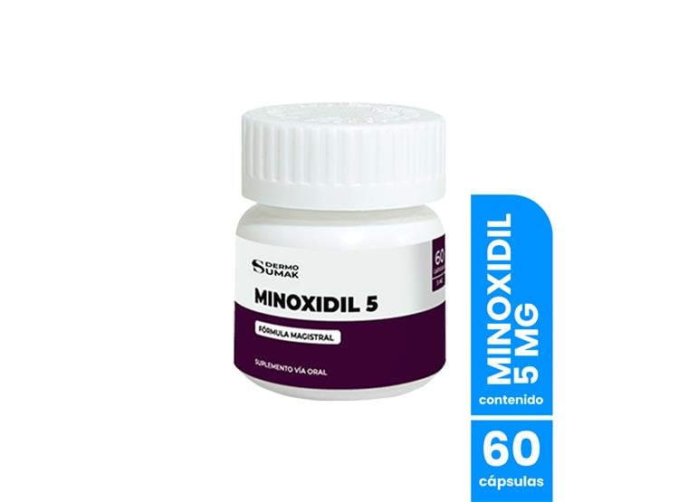 MINOXIDIL 5MG 60 CAPSULAS DERMO SUMAK - 1
