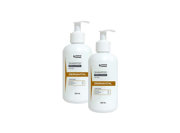 SHAMPOO SIN SAL KERATINA 350ML DERMO SUMAK 2 UND - 1